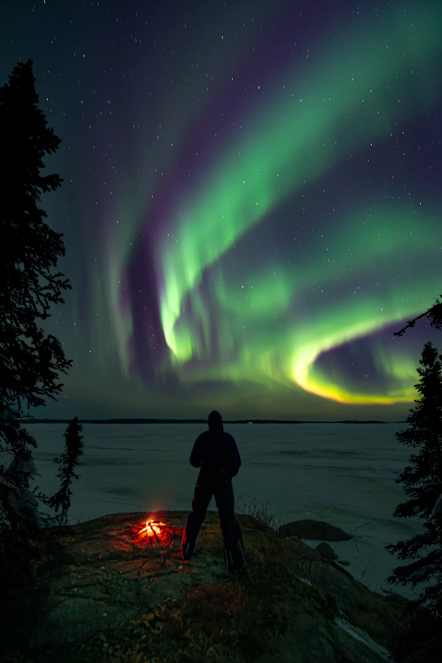 Northern Canada, Aurora borealis