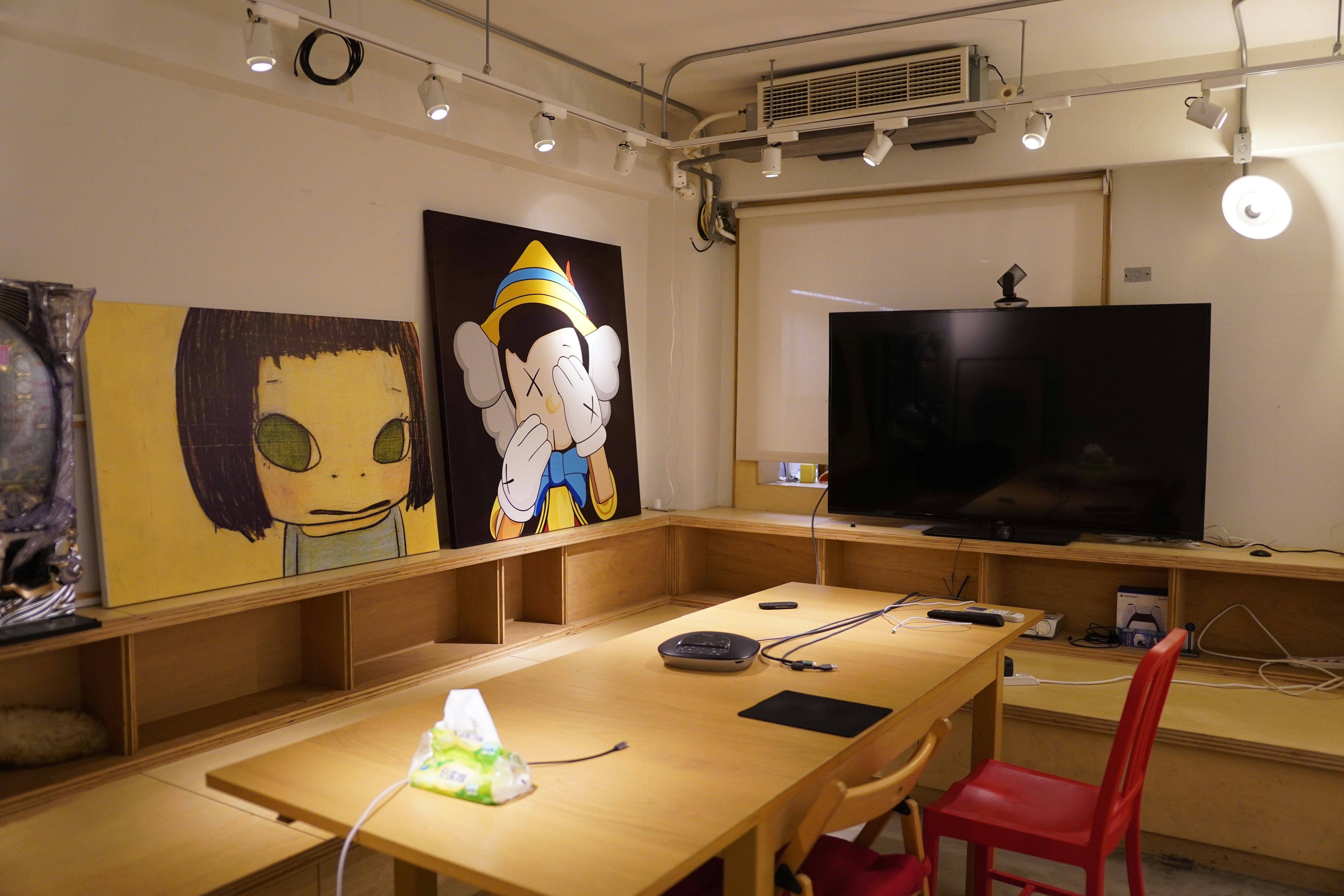 Anime workspace room