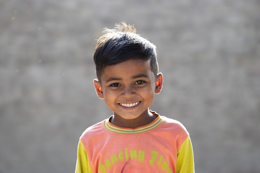 A child in a community we serve in Pakistan