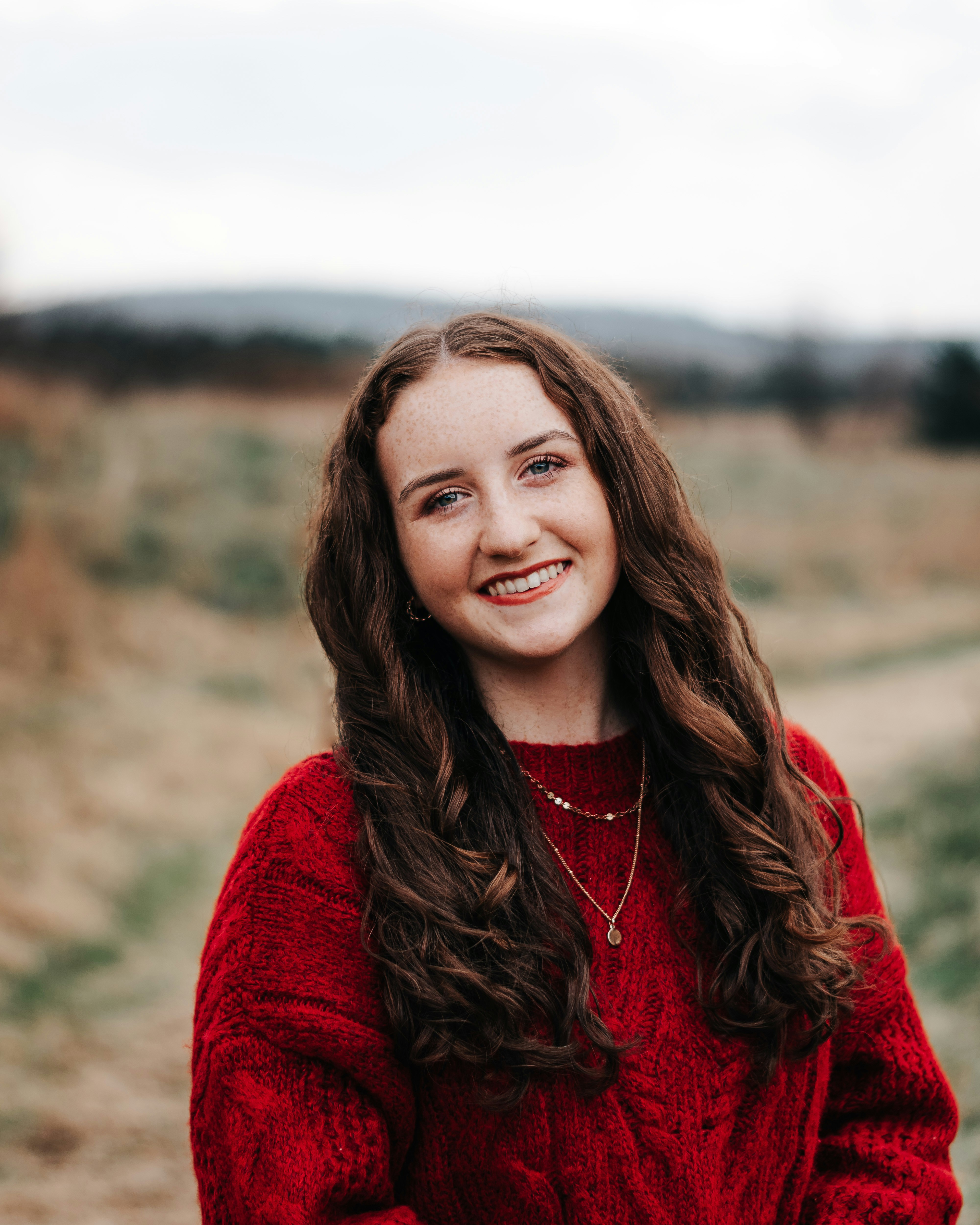 Girl standing in a field smiling - Instagram @baileyburtonphoto - Donate to me on Cashapp! $17thcw Thank you for your support!