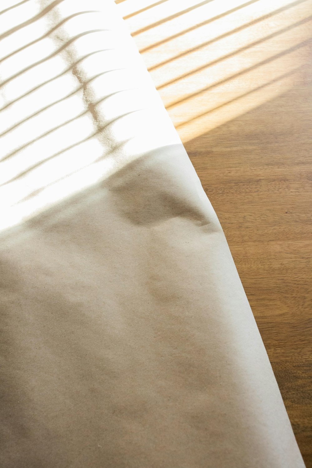 a close up of a sheet of paper on a table