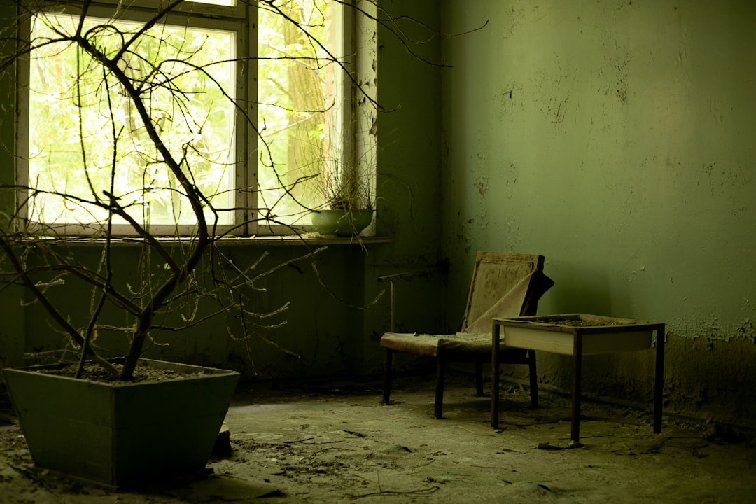 a room with a chair and a tree in it, Ghost of Pripyat: Result of a Soviet dream /</p></figure><p>I took this photo at an abandoned hospital in Pripyat, during the days on which the thriller of Donbass was rising. Today, the rumors that Kiev will be occupied by Russian forces are gaining power. I am afraid that Soviet Monster is awake. Not covered with communism this time, but with a stronger imperialism. 