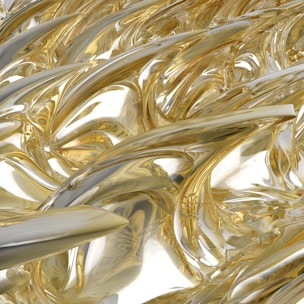 a close up of a metal object with a white background