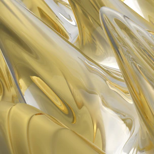 a close up of a yellow and white liquid
