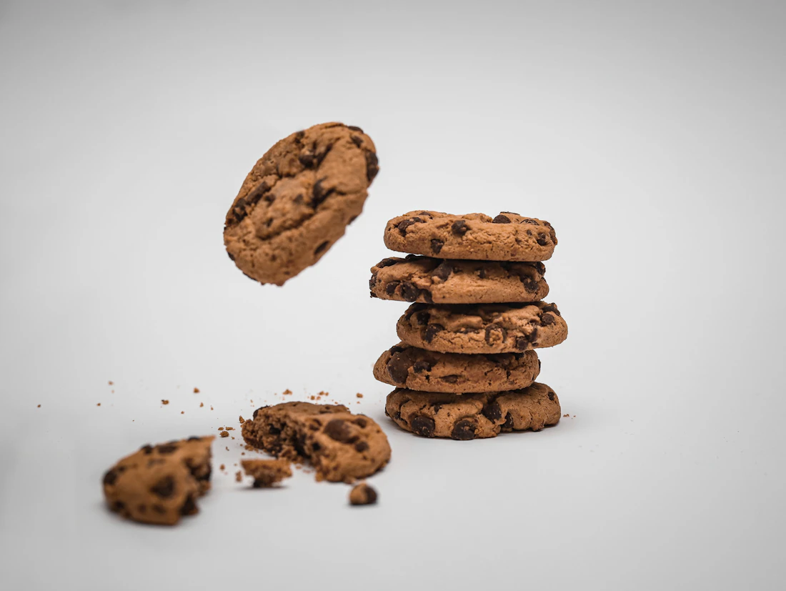 Chocolate chip biscuits for a little tea-break treat