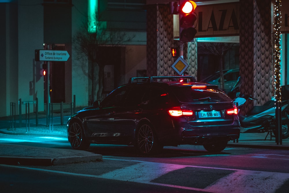 a car that is sitting in the street