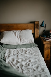 photograph of an empty bed - a technique used in cognitive behavioural therapy for insomnia CBT-I