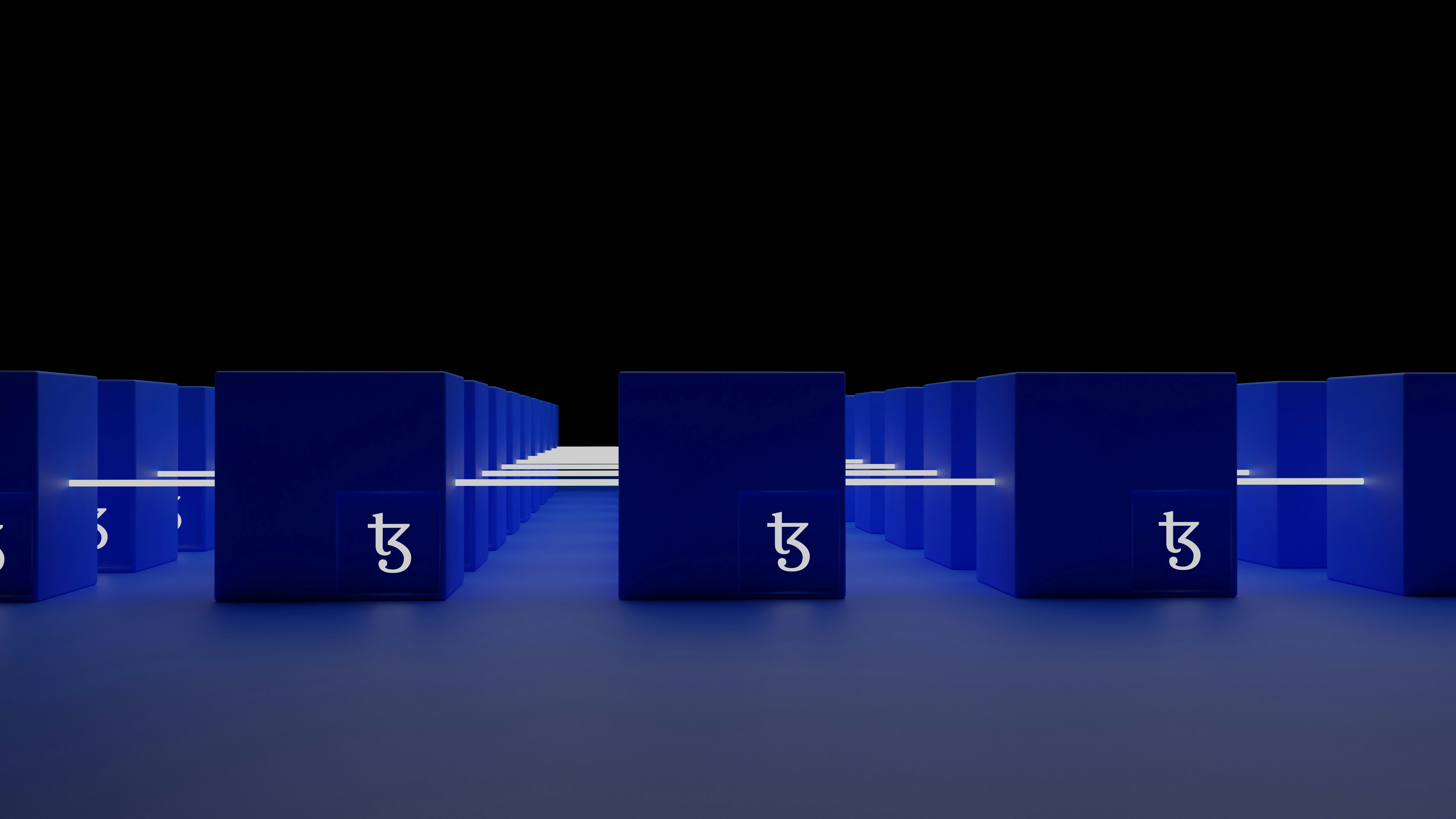 3D illustration of tezos blockchain. a blockchain designed to evolve. 「 LOGO / BRAND / 3D design 」 WhatsApp: +917559305753 Email: shubhamdhage000@gmail.com