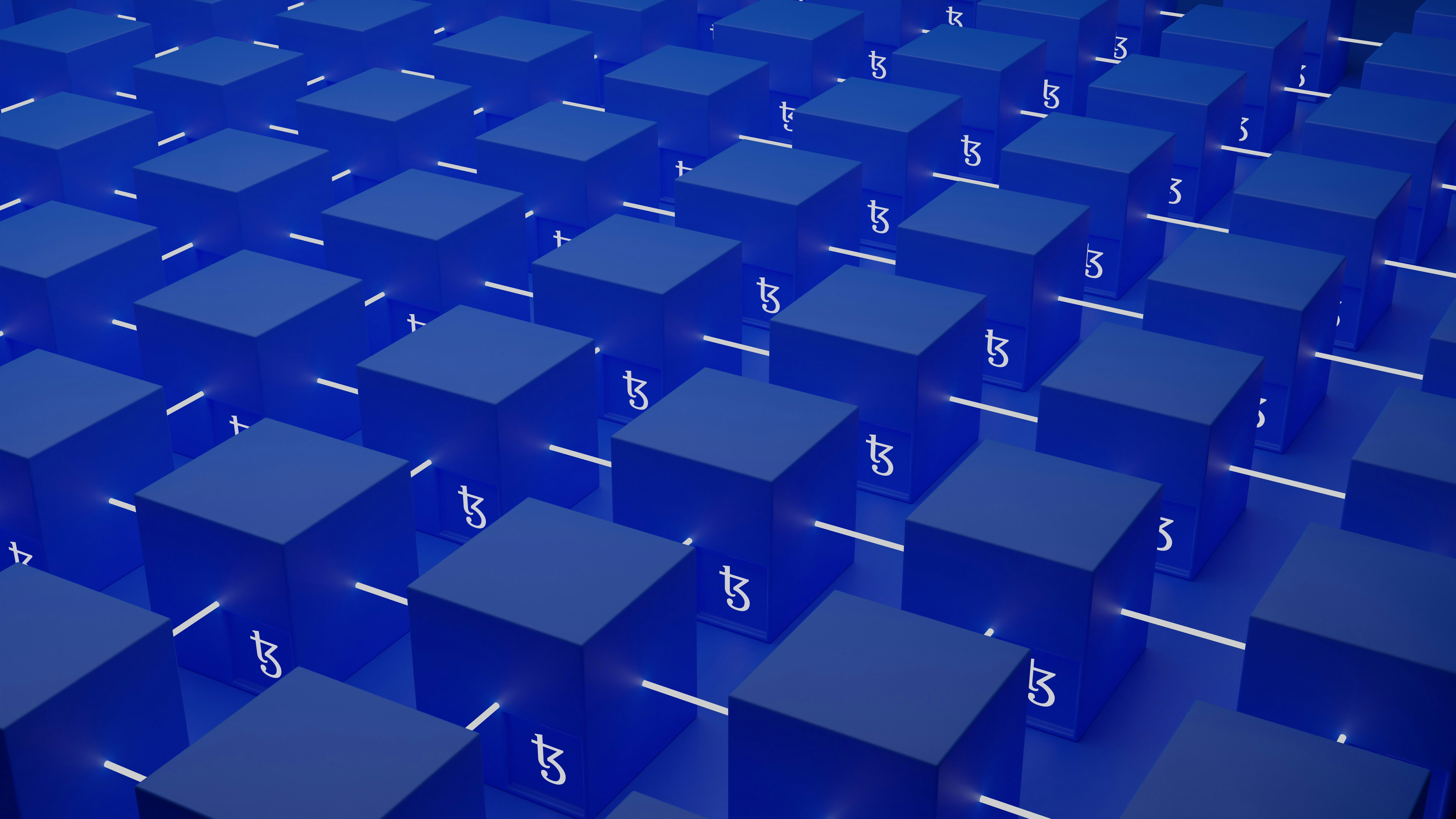 3D illustration of tezos blockchain. a blockchain designed to evolve. 「 LOGO / BRAND / 3D design 」 WhatsApp: +917559305753 Email: shubhamdhage000@gmail.com