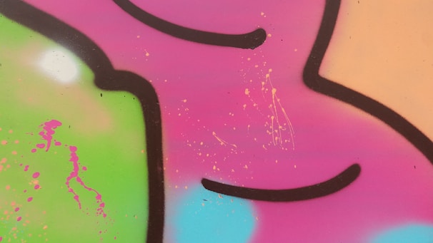 Cover art of a vibrant pop song with colorful abstract shapes