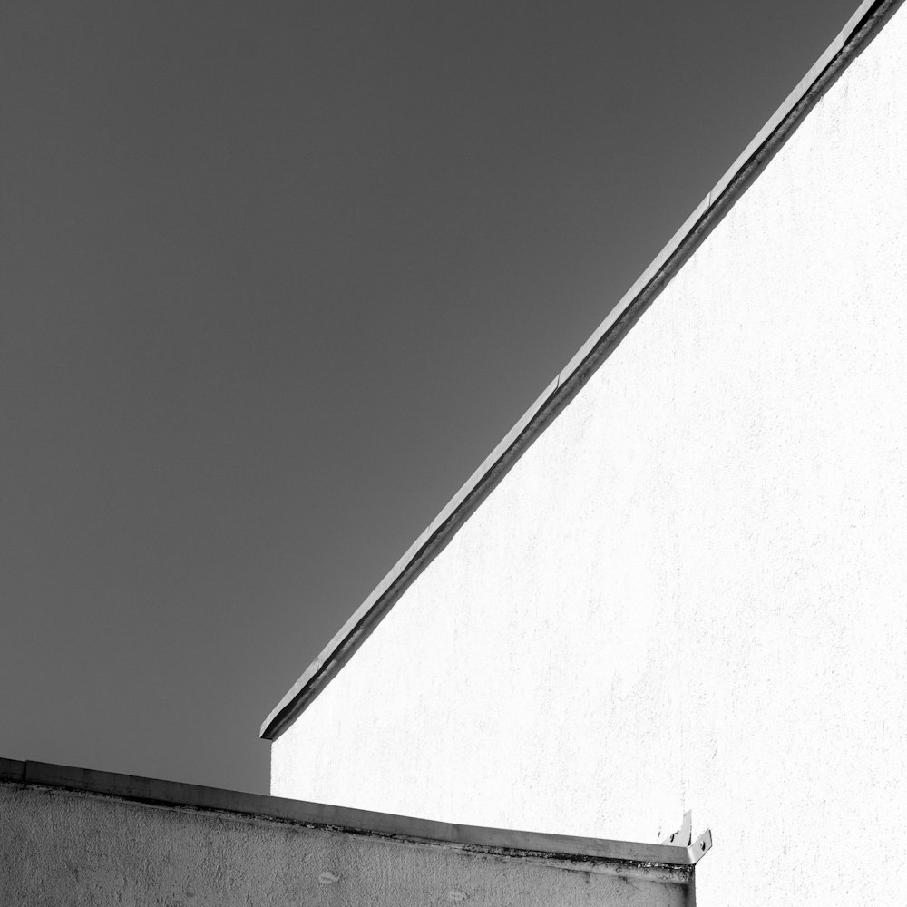 a black and white photo of a stop sign