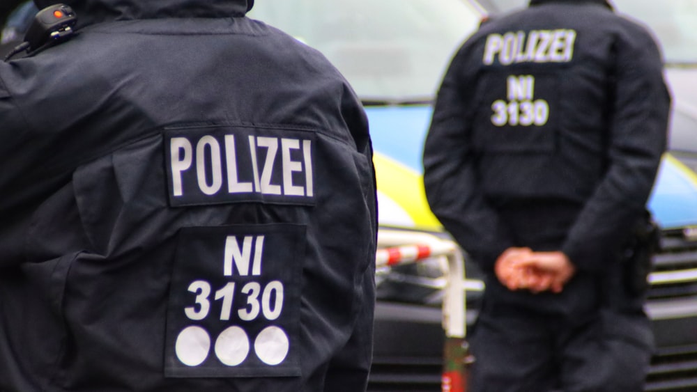 two police officers standing next to each other