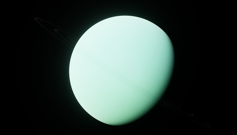 宇宙から撮影した惑星土星のクローズアップ
