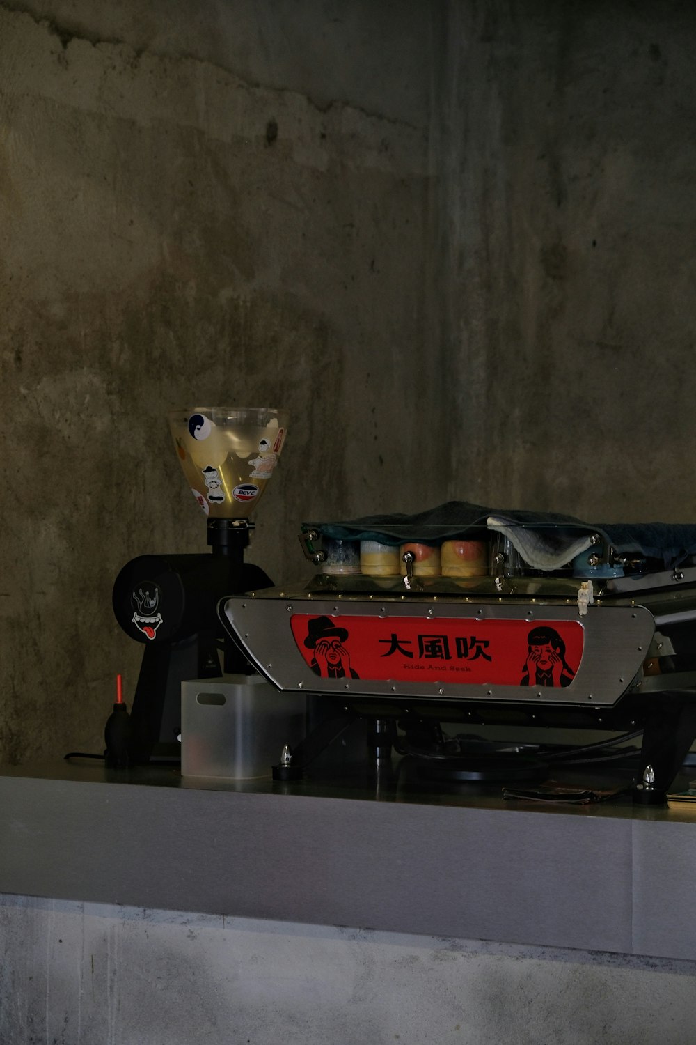 a skateboard sitting on top of a table