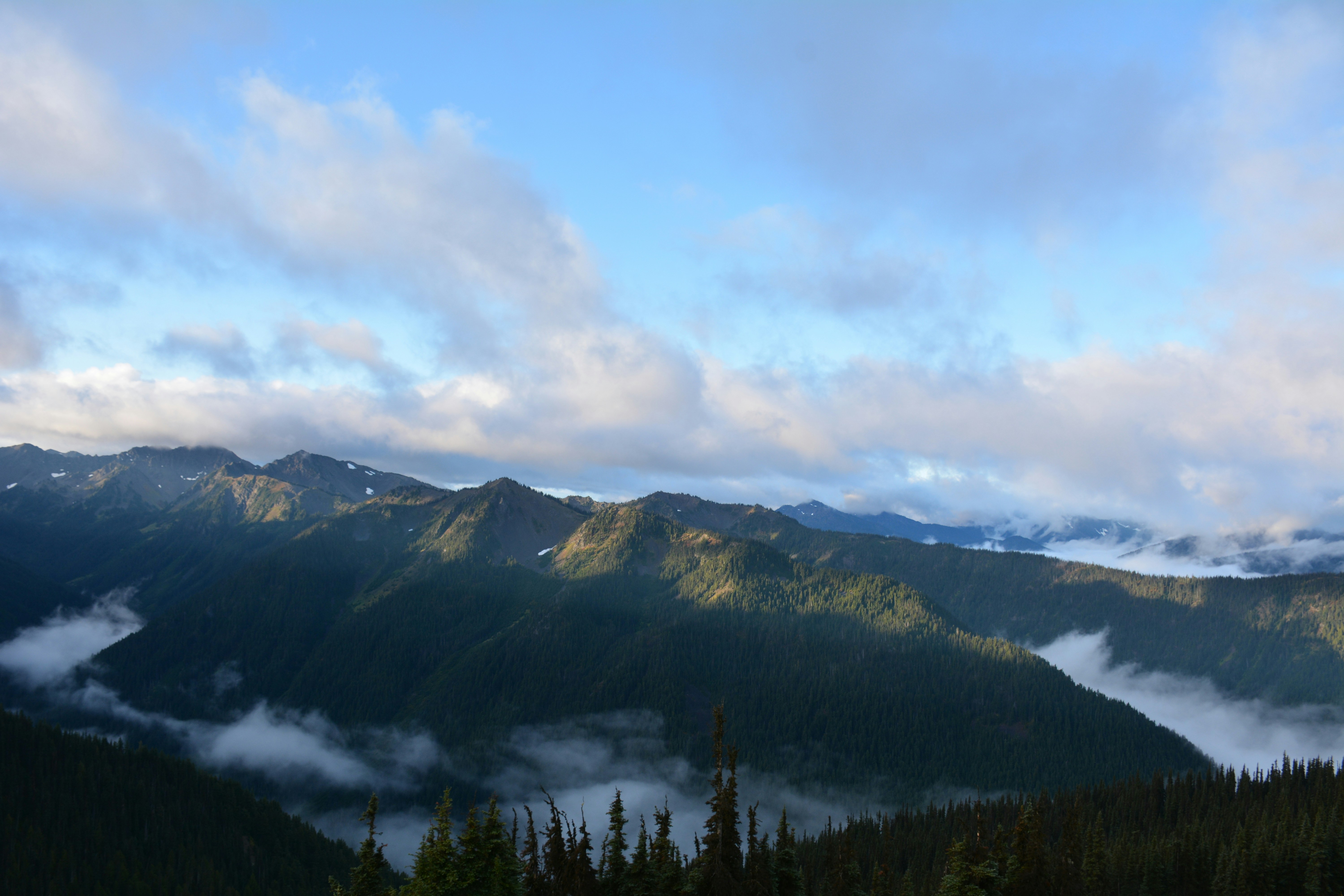 a snow covered mountain