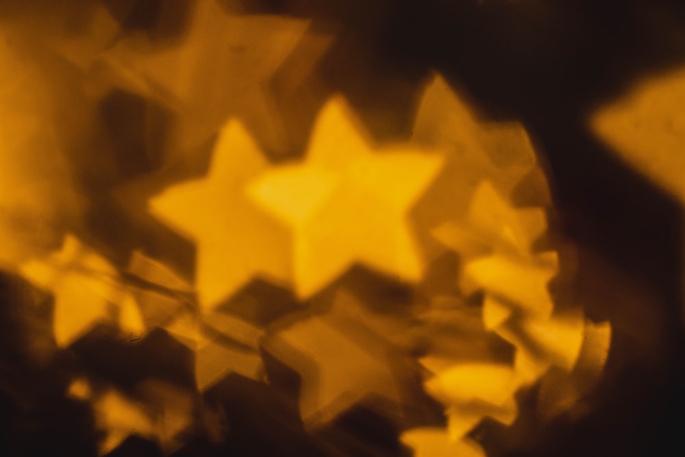 a blurry image of a bunch of stars