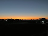 A serene landscape at twilight, evoking a sense of nostalgia.
