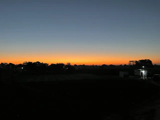 A luminous landscape capturing the subtle glow of twilight.