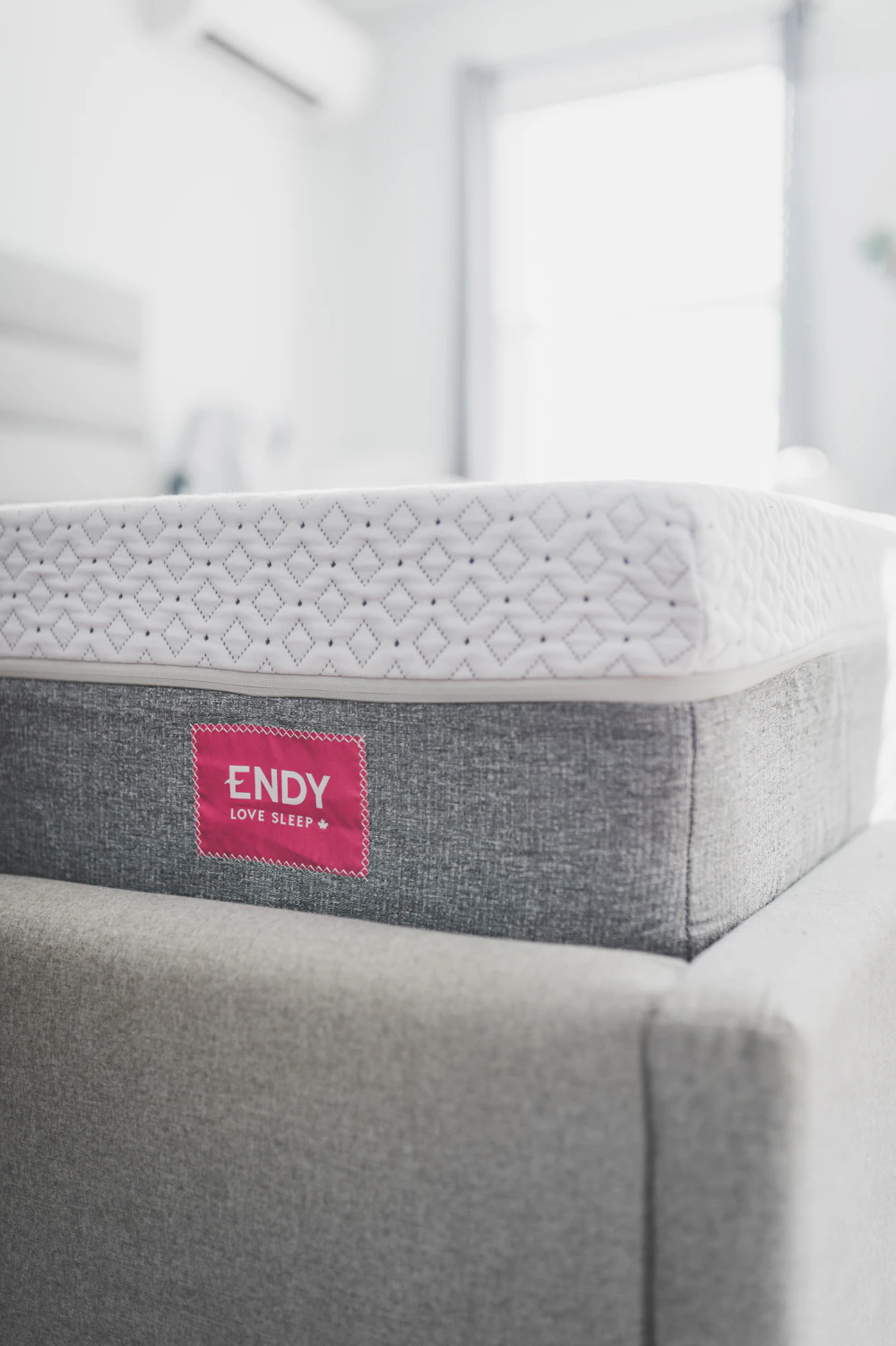 a close up of a mattress