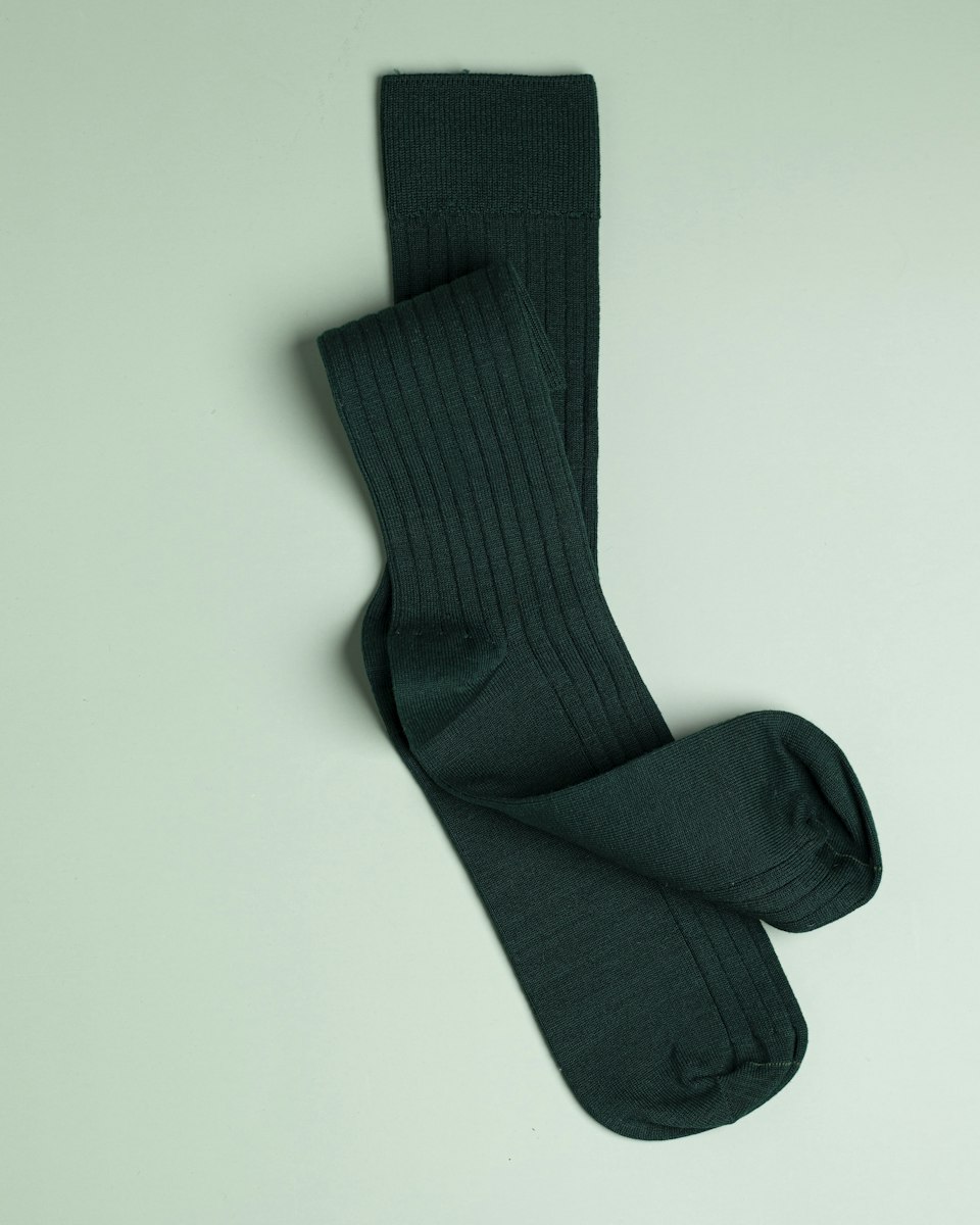 Merino Ribbed Dress Socks