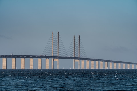 a large bridge over a body of water