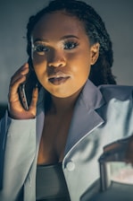 A person sending a voice message for expense reporting.