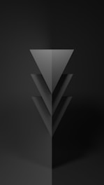 a black and white photo of a triangle