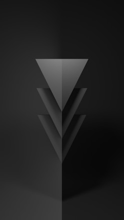 a black and white photo of a triangle