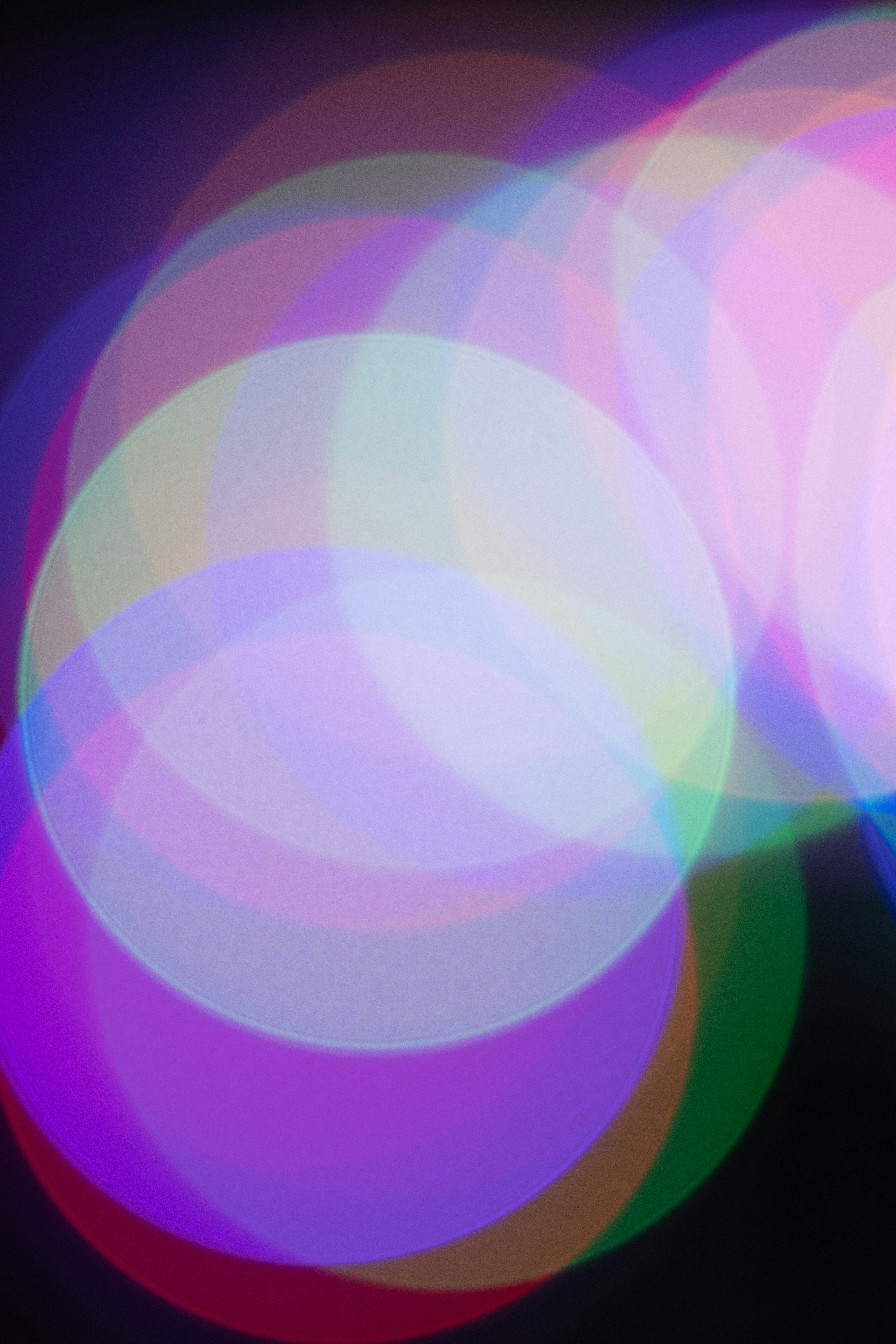 a blurry photo of a bunch of lights