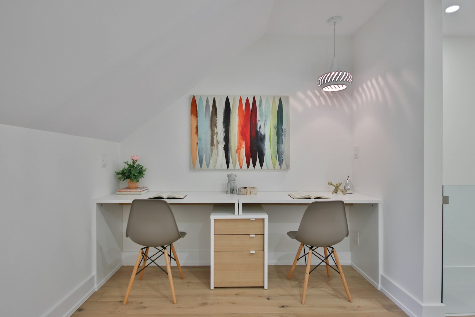 Quiet professional office setting