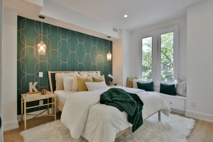 Modern bedroom interior
