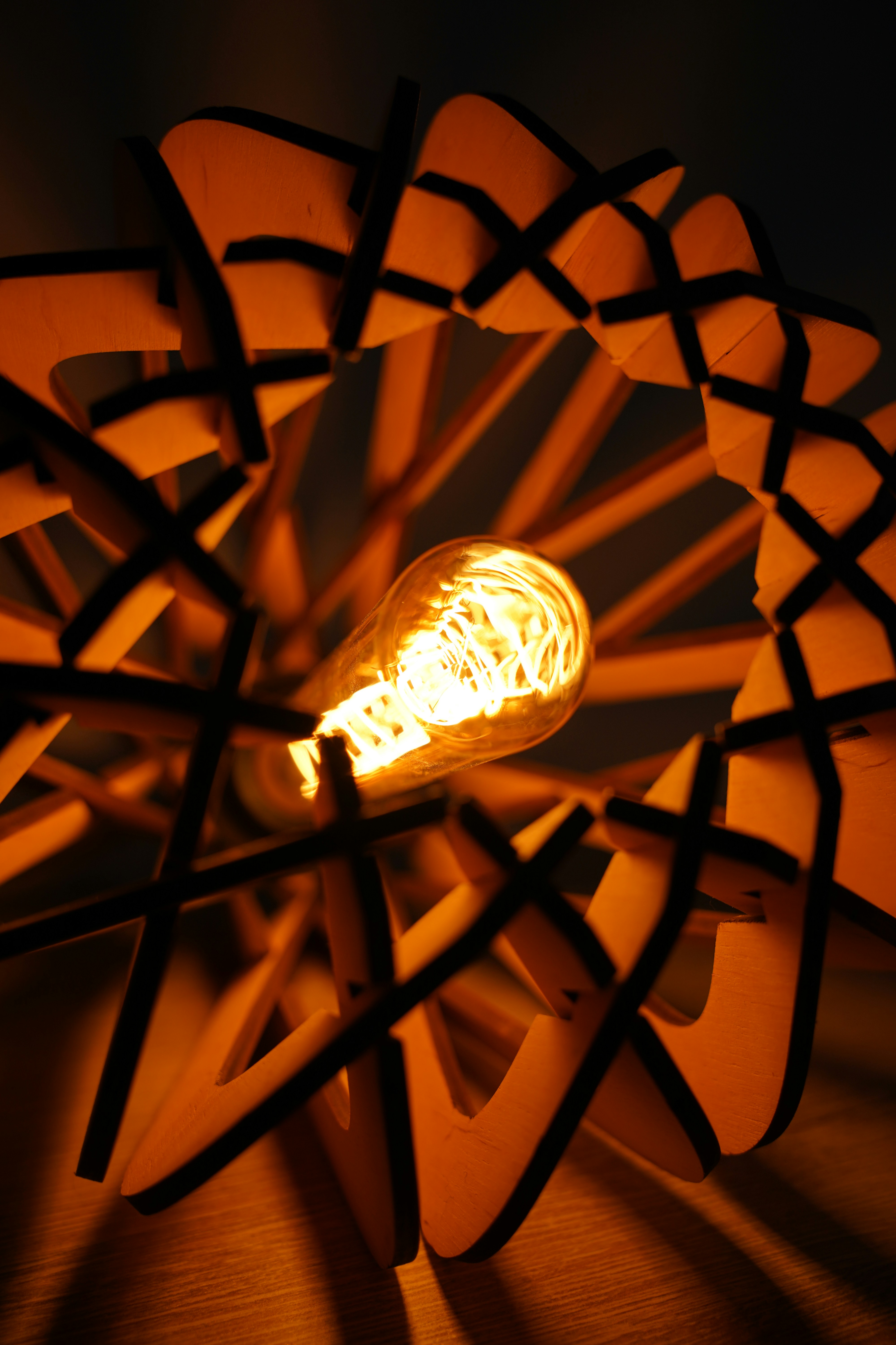 Lámpara geométrica 3D