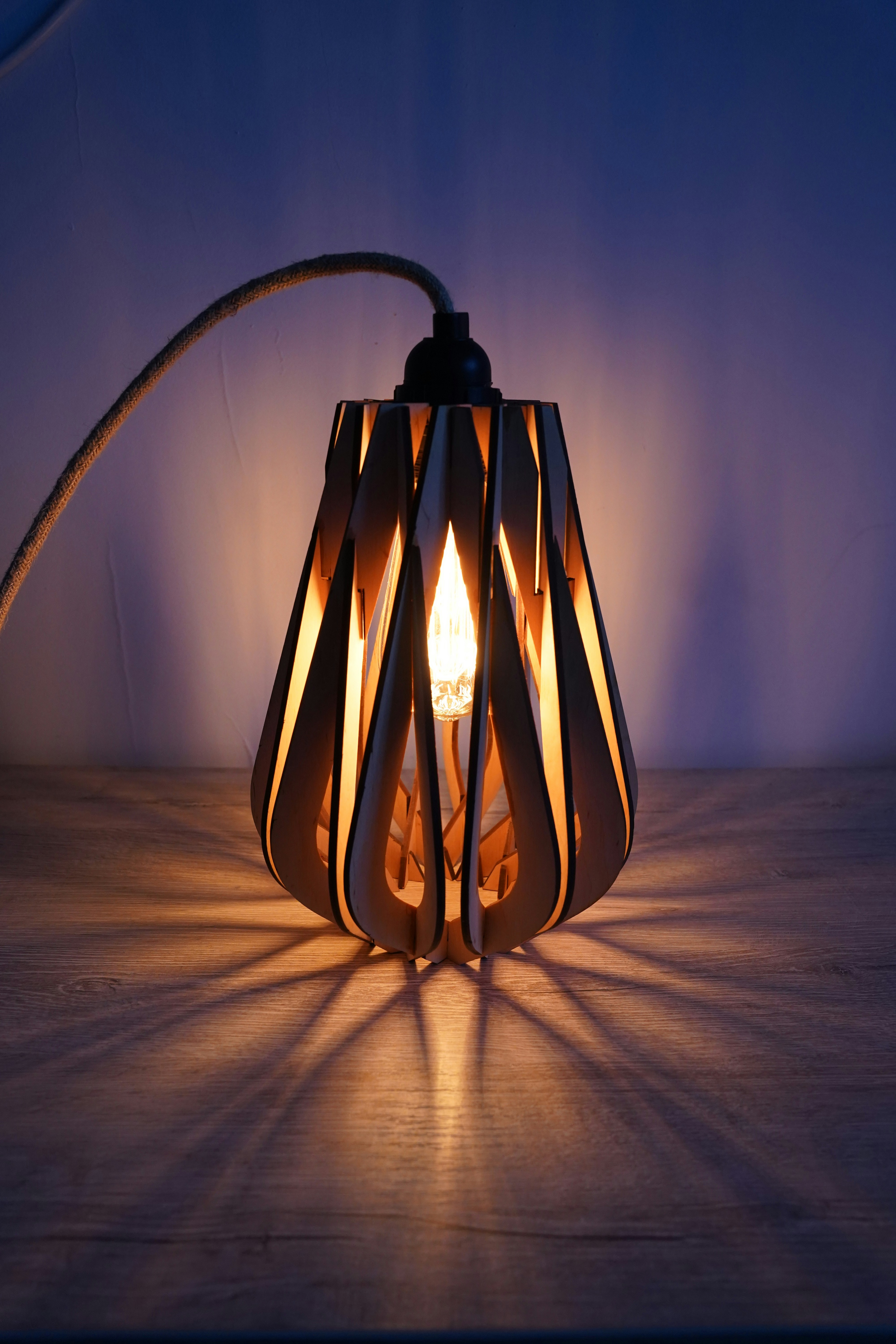 Handcrafted Wooden Ambient Light