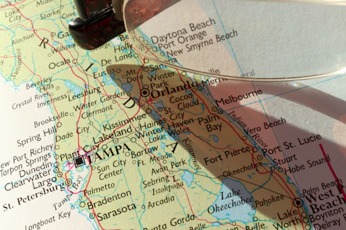 Kerala map with glowing district highlights representing active political zones.