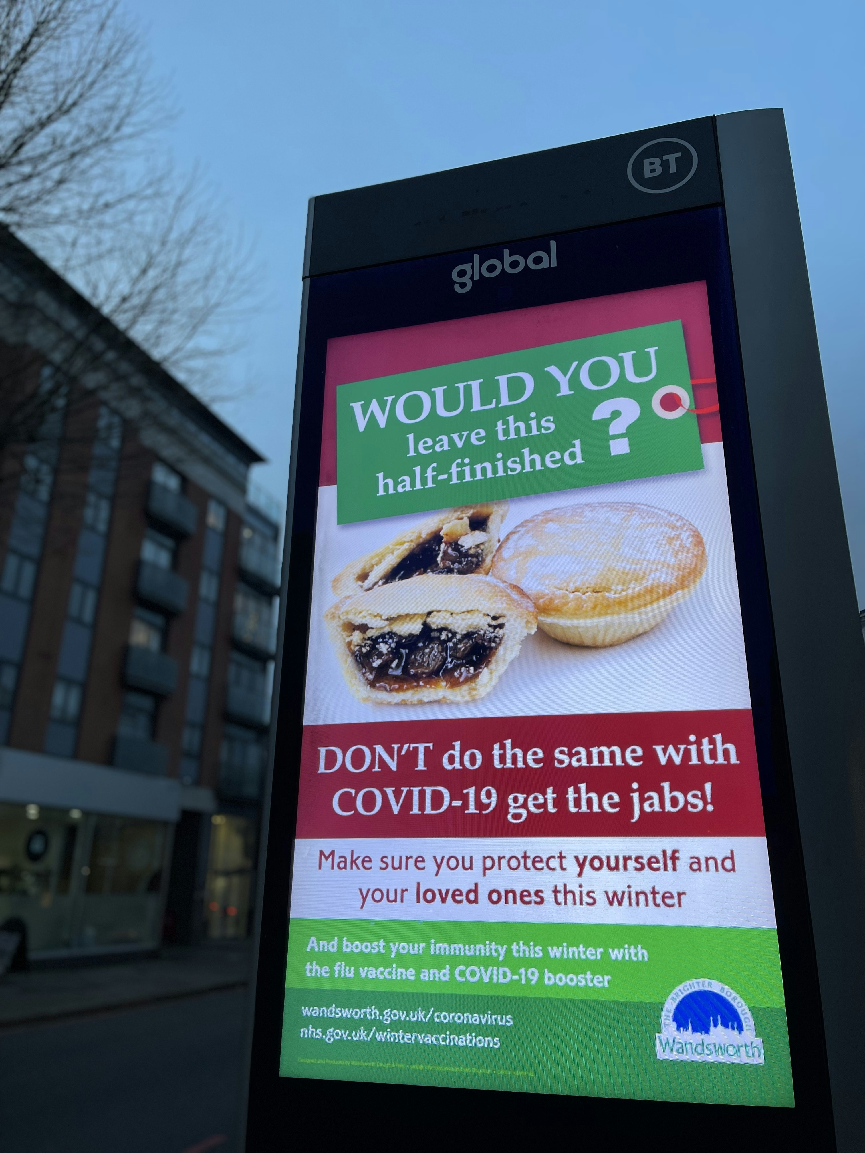 a sign on the side of a building