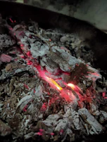 A close-up view of clean coal with low ash content.