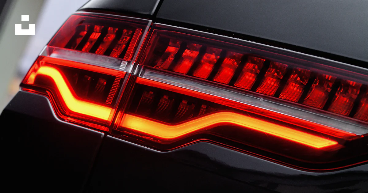 A close up of the tail lights of a car photo – Free Car Image on Unsplash
