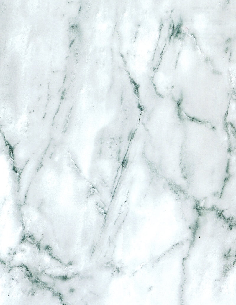 Close-up of marble surface showing natural veining patterns and texture