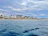 Dramatic blue sky over Cap Spartel lighthouse where the Atlantic Ocean meets the Mediterranean Sea.