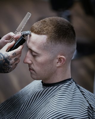 Corte + barba en Gael de la Cruz