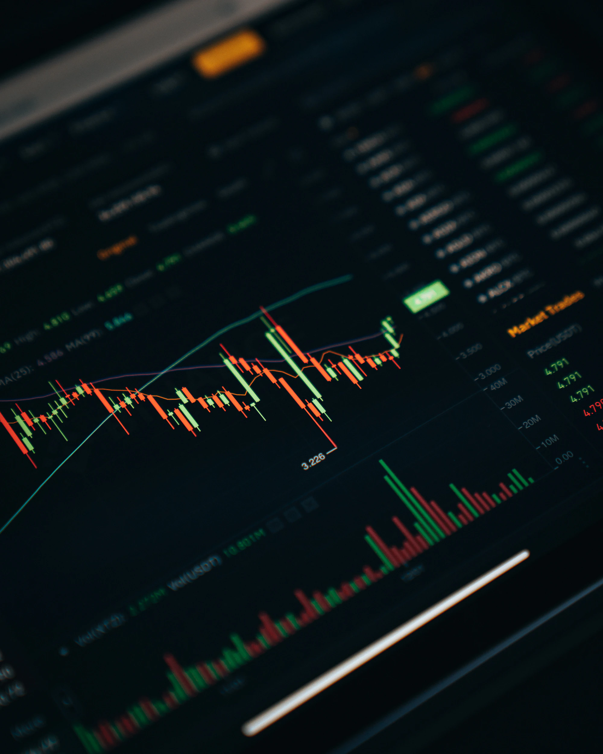 Financial data technology dark