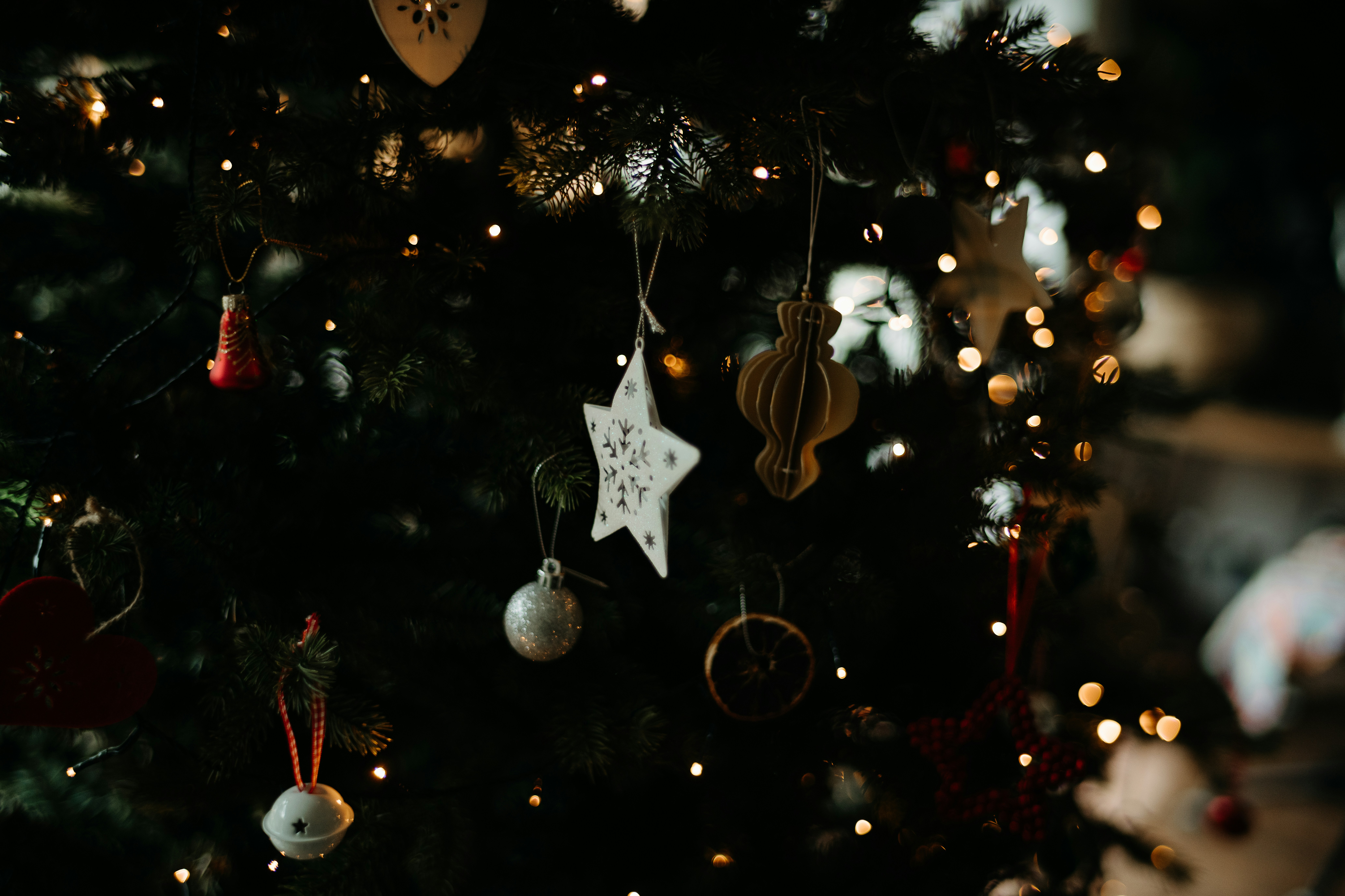Christmas tree with ornaments