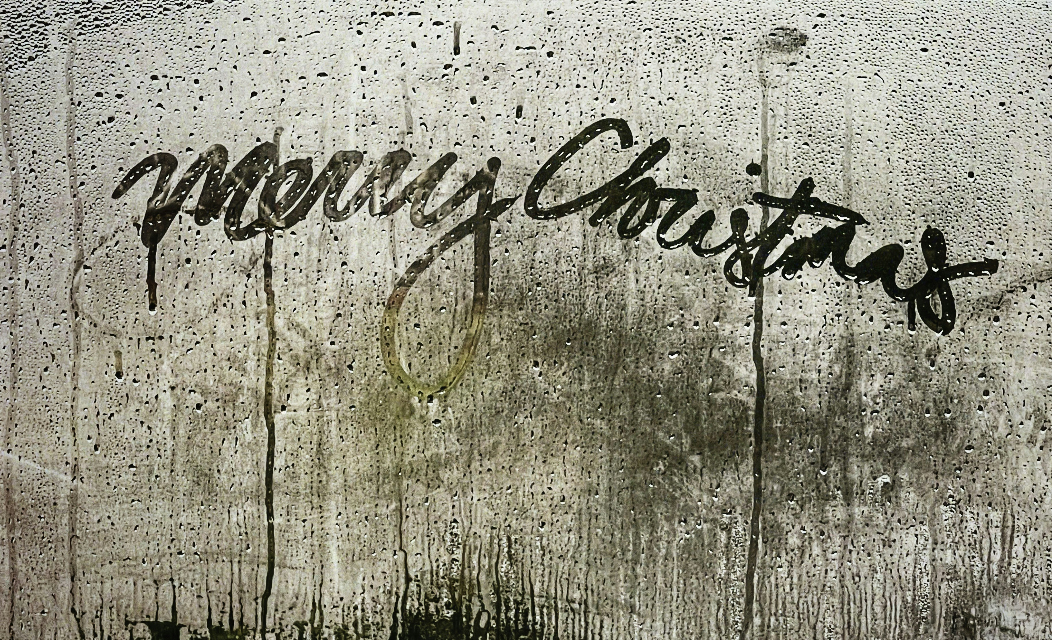 a wall that has some writing on it