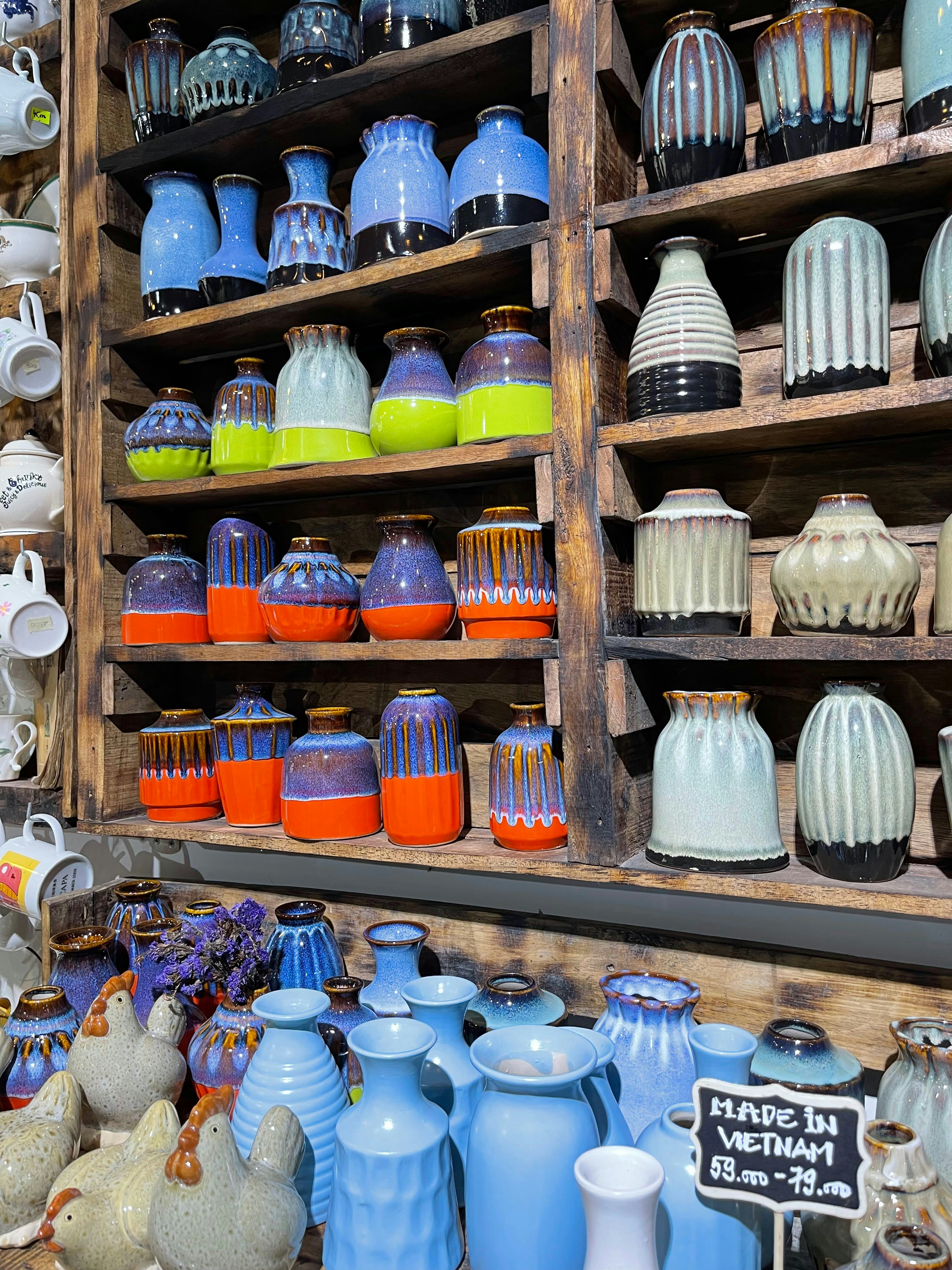Colorful Hand-Built Ceramics