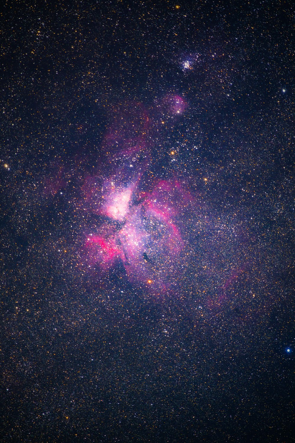 a large cluster of stars in the sky