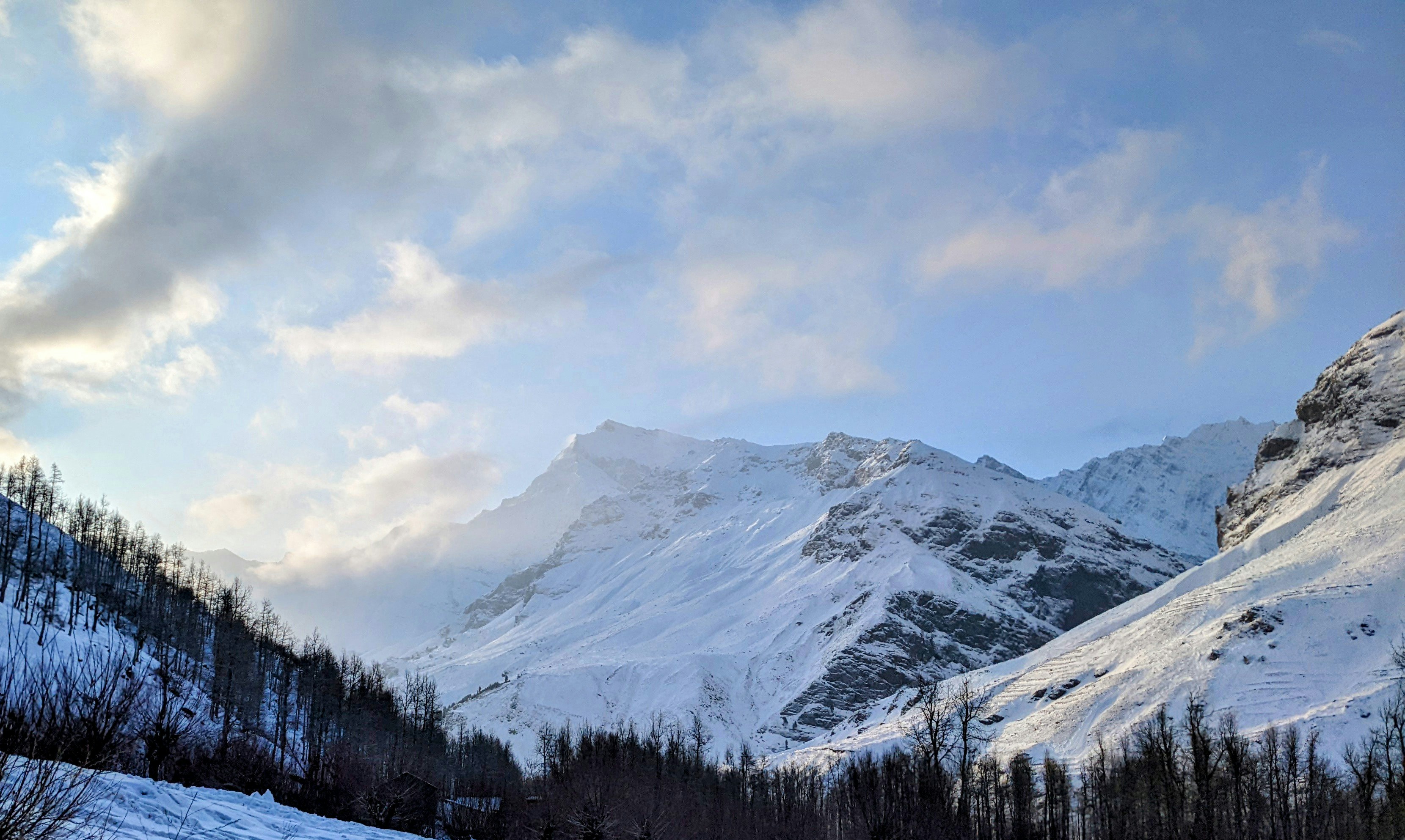 Image credit: Darshan Kadu via unsplash
Image of mountains in McLeodganj, popular places to visit in Himachal Pradesh