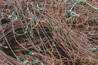 Tangle of copper wires