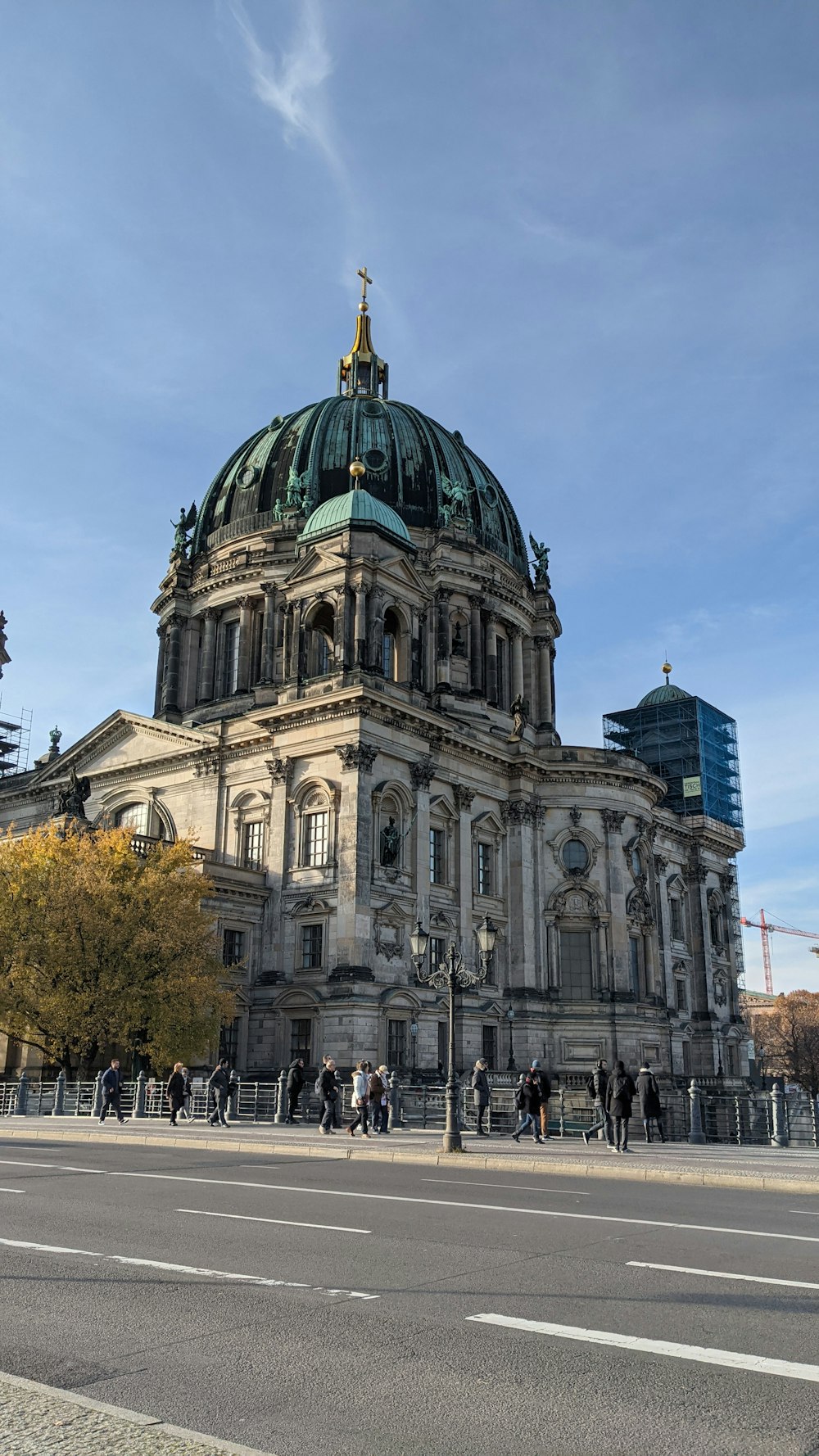 a large building with a dome on top of it