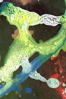 A vibrant, abstract visual representing growth and energy with bold colors and dynamic shapes.