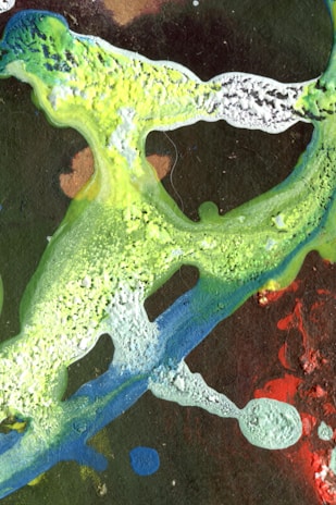 A vibrant, abstract visual representing growth and energy with bold colors and dynamic shapes.